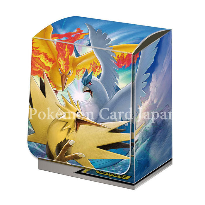 Moltres & Zapdos & Articuno TAG TEAM GX Pokemon Card TCG Japanese Deck case