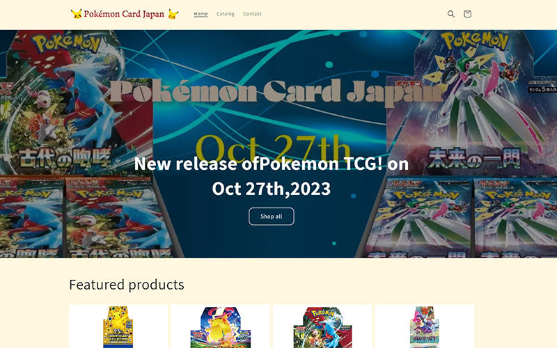 Launched new website for Japanese Pokemon TCG!