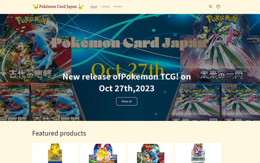 Launched new website for Japanese Pokemon TCG!