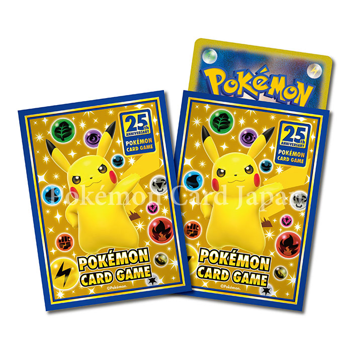 Pokemon Card Game 25th ANNIVERSARY COLLECTION Japanese Deck Shield 64 sleeves