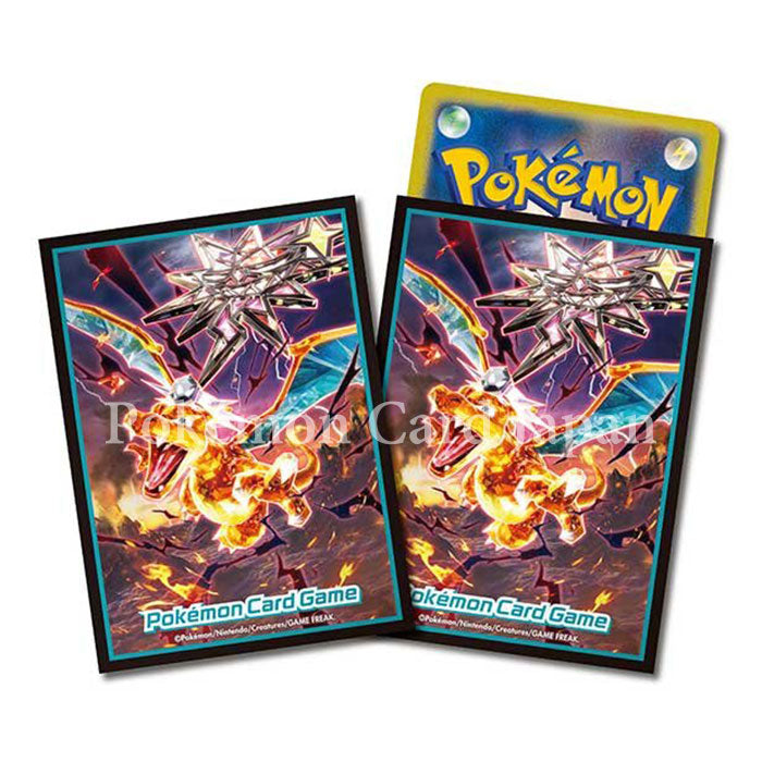 Pokemon Card Game Dark Tera Type Charizard Japanese Deck Shield 64 sleeves