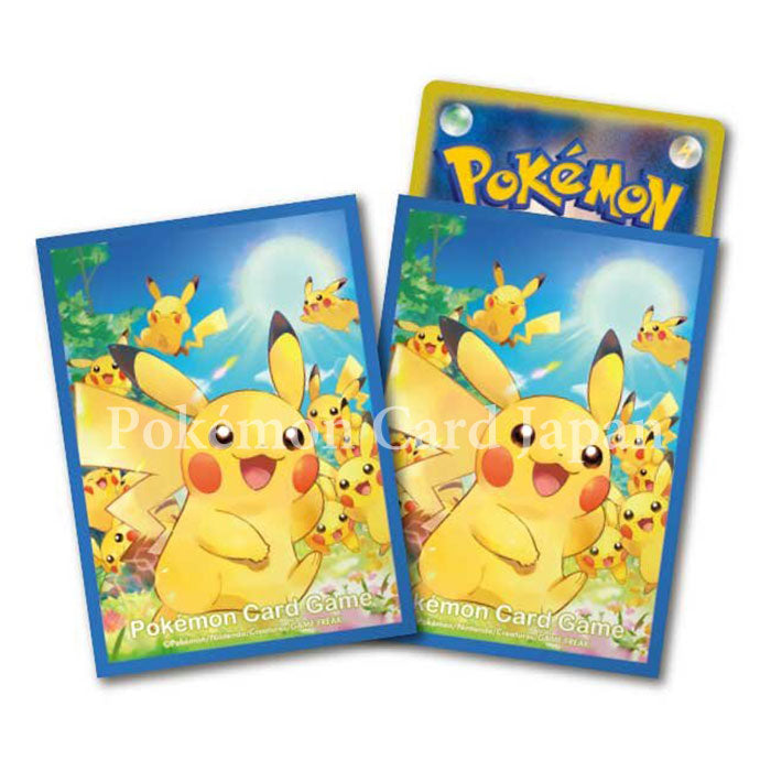 Pokemon Card Game Pikachu Gathering !! Japanese Deck Shield 64 sleeves