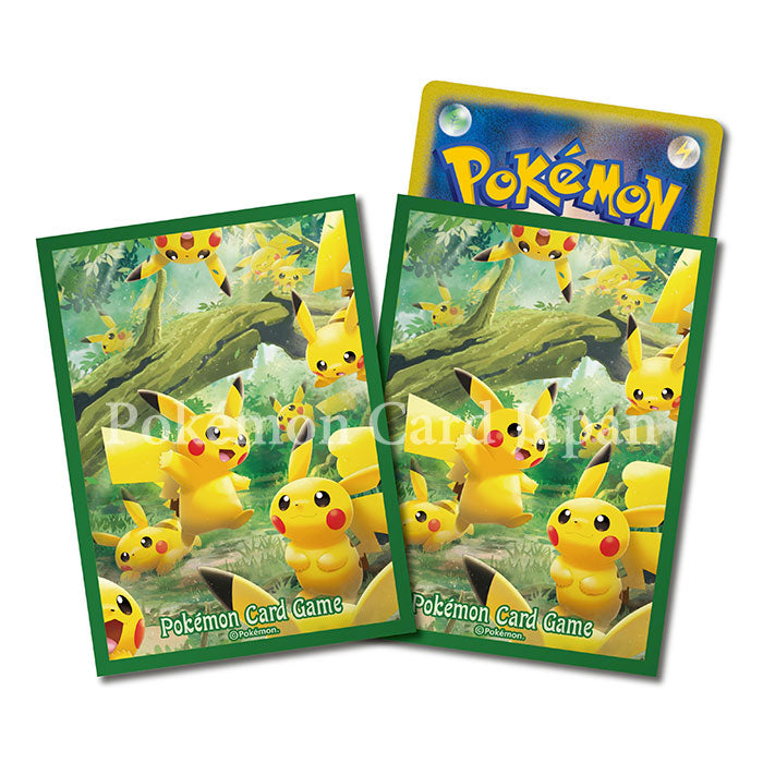 Pokemon Card Game Pikachu Forest Japanese Deck Shield 64 sleeves