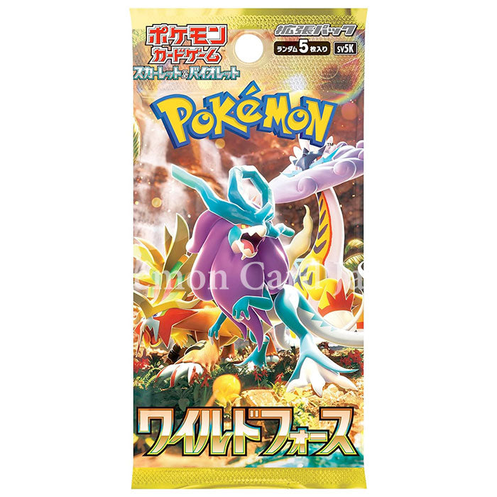 Wild Force SV5K Pokemon Card Game Japanese Booster pack