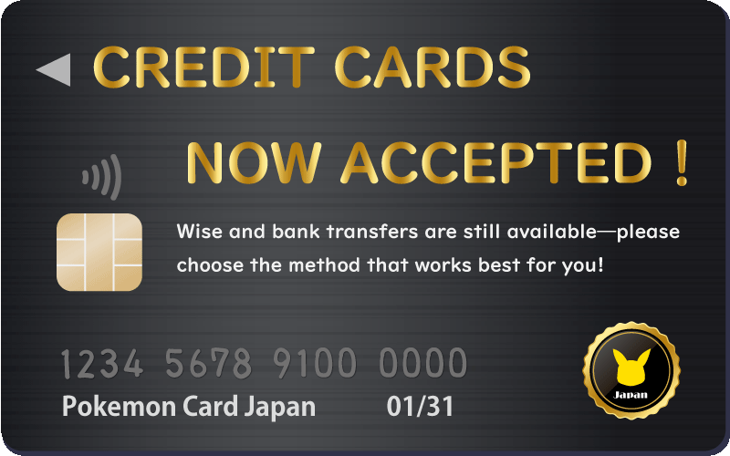 You Can Now Pay by Credit Card at Pokemon Card Japan!