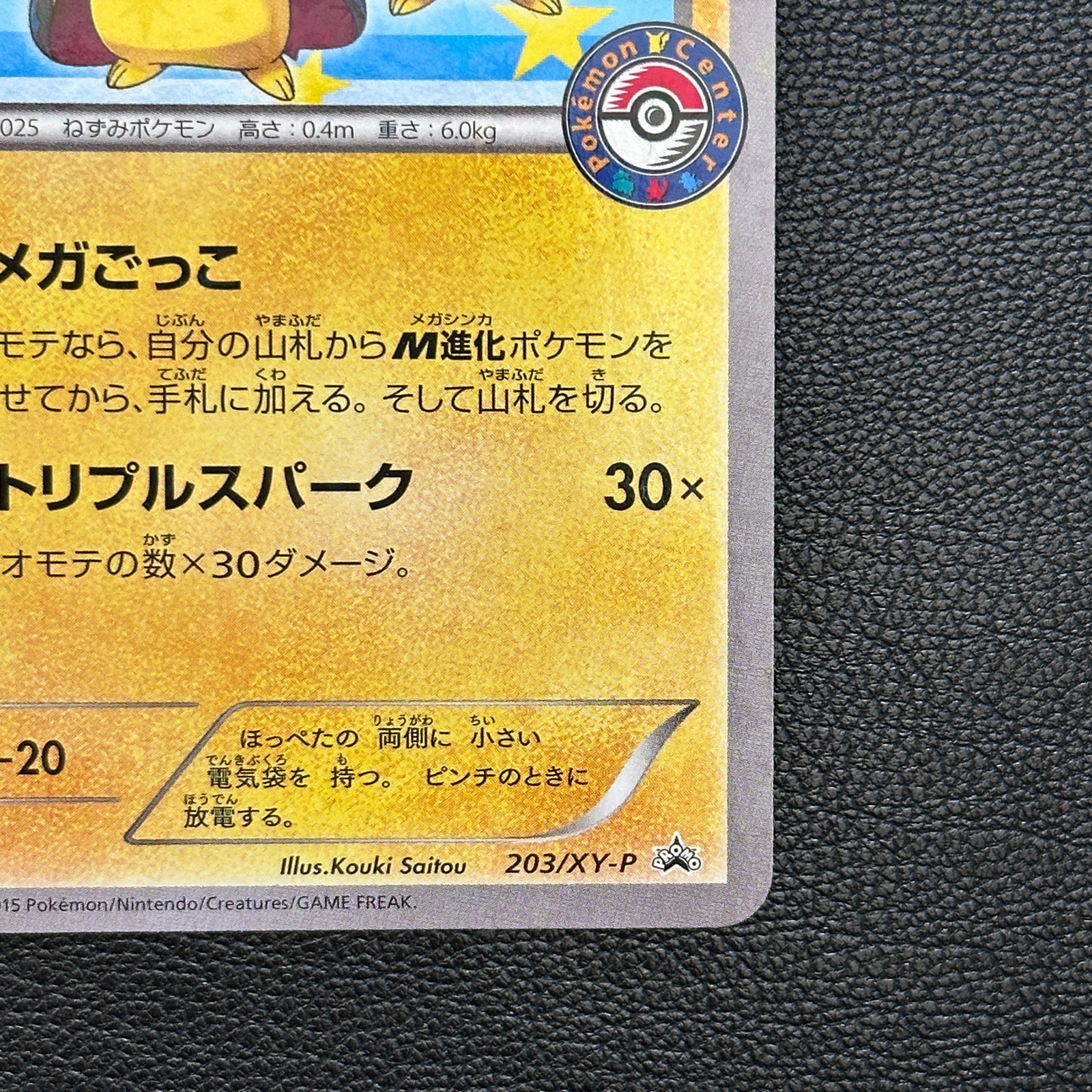 Poncho Pikachu XY Promo 203/XY-P – Pokémon Card Japanese