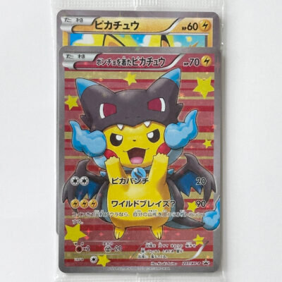 Pikachu Wearing a Poncho Mega Charizard X Promo 206/XY-P & 207/XY-P Sealed Set of 2 – Pokémon Card Japanese