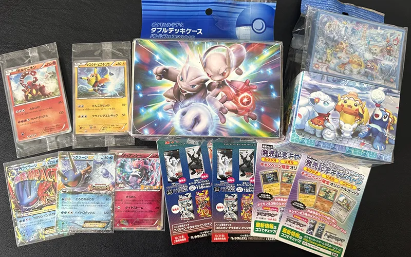 Swampert EX, Volcanion, Masked Pikachu & Special Deck Accessories