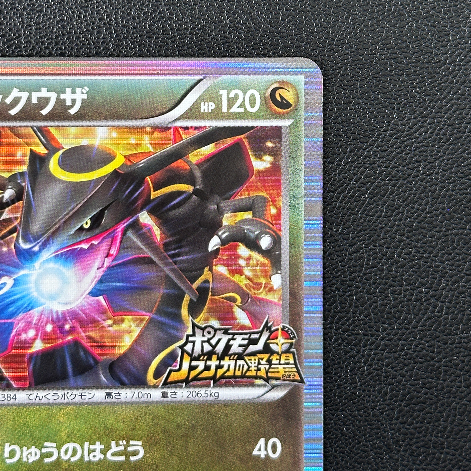 Rayquaza 144/BW-P Pokémon + Nobunaga's Ambition Promo Holo Minor