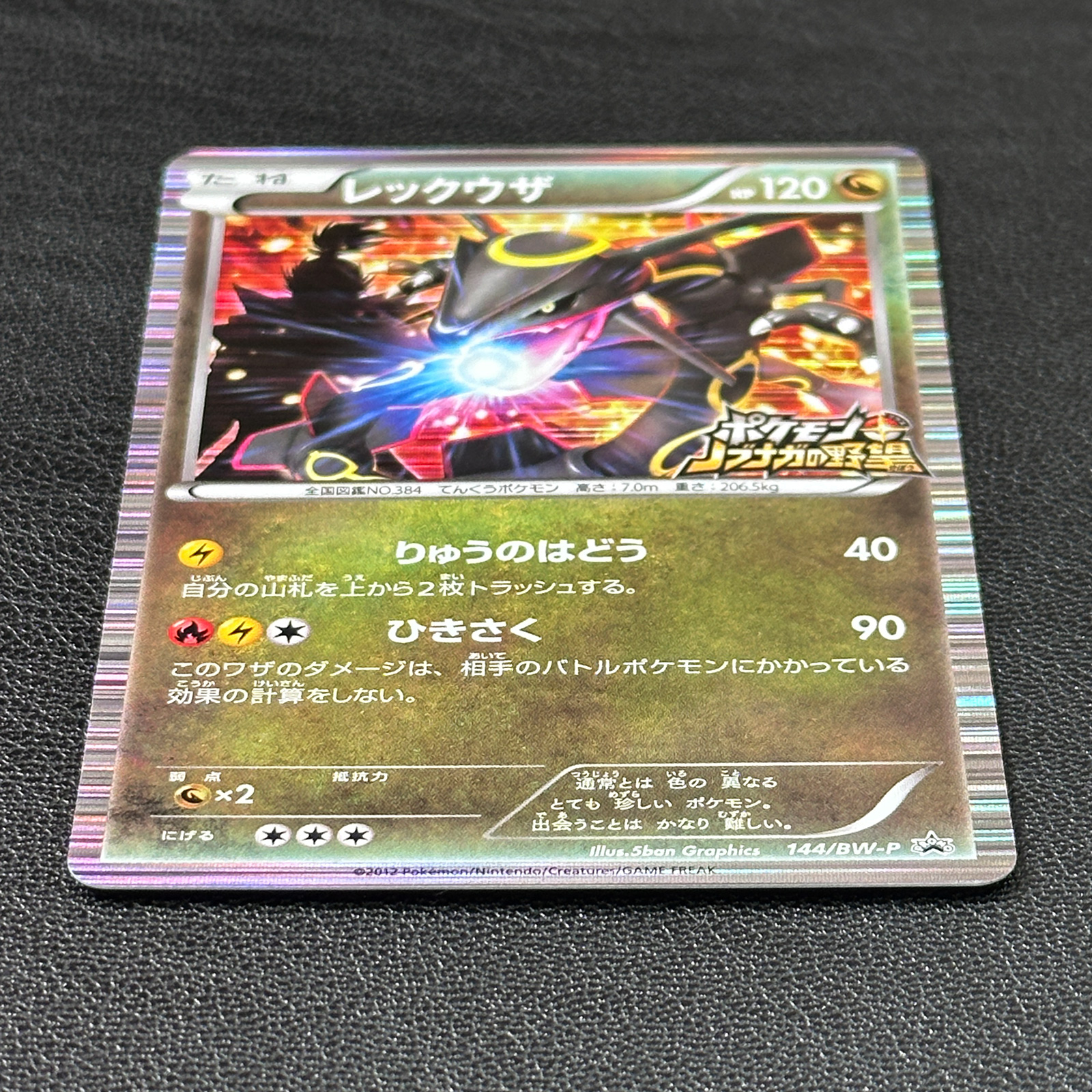 Rayquaza 144/BW-P Pokémon + Nobunaga’s Ambition Promo Holo – Japanese Pokémon Card
