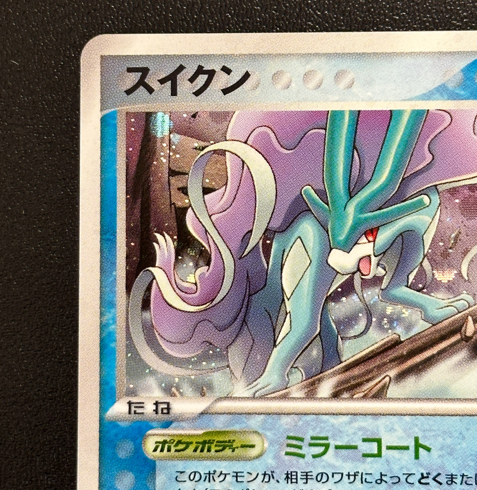 Suicune PokéPark Premium File Blue Sheet 2005 003/009 Holo– Pokémon Card Japanese